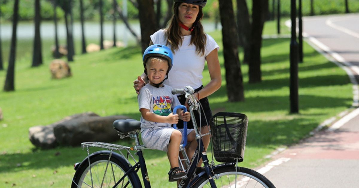 Cruiser bike with baby seat sales