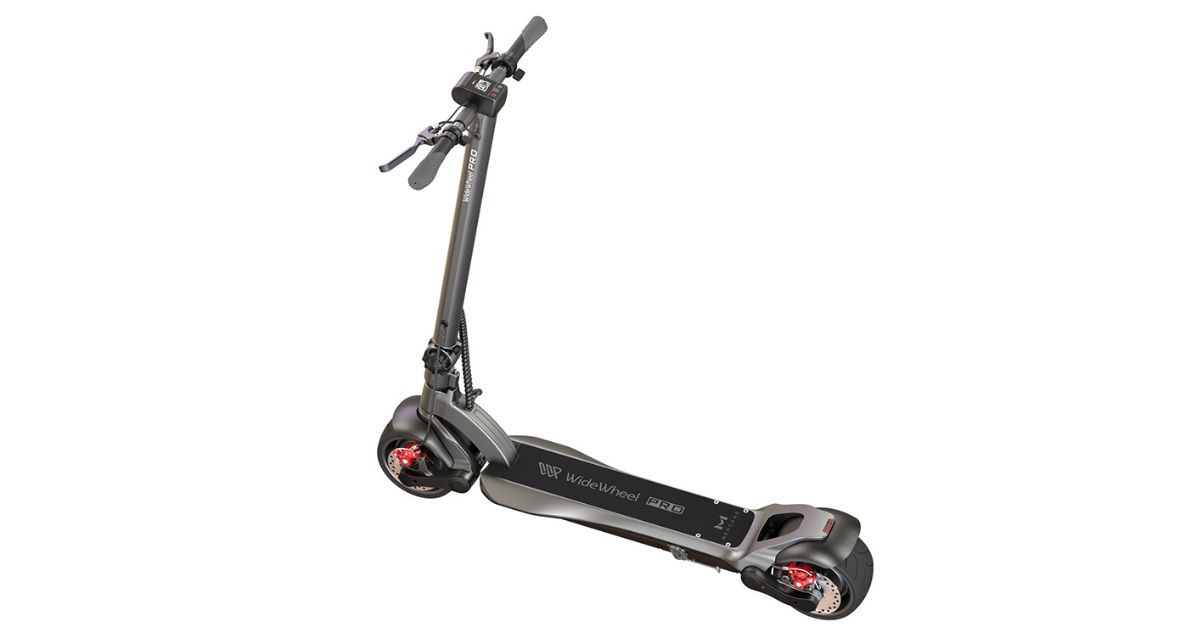 Wide wheel electric scooter new arrivals